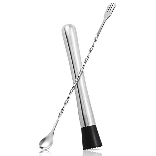 Stainless Steel Bar Muddler for Cocktails