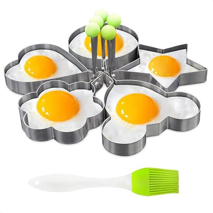 Stainless Steel Ring Molds for Cooking Egg