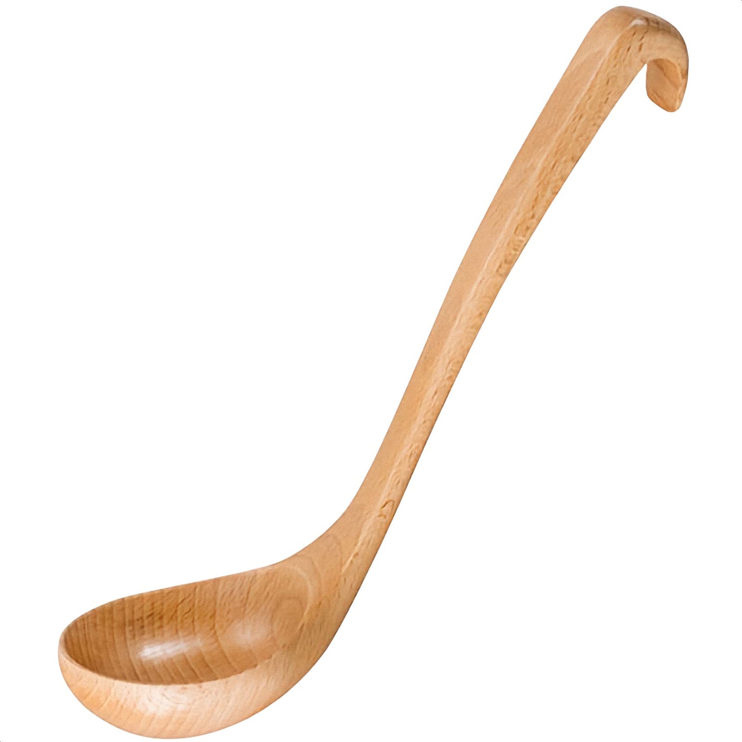 Soup Ladle Large Wooden Scoop