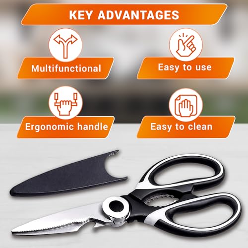 Kitchen Scissors All Purpose with Cover