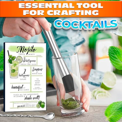 Stainless Steel Bar Muddler for Cocktails