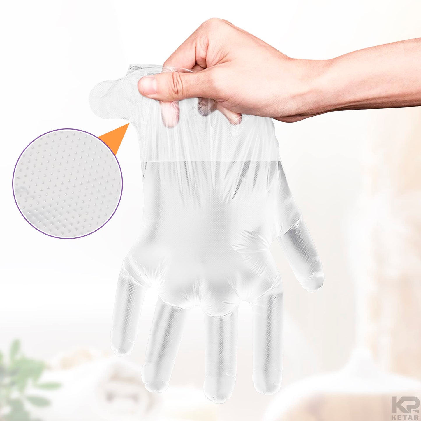 Parafin Wax Disposable Gloves for Cleaning