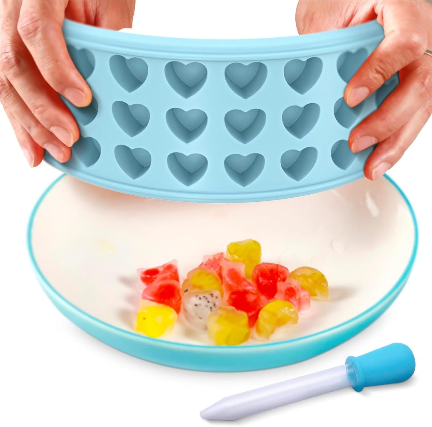 Heart Ice Cube Tray With Lid