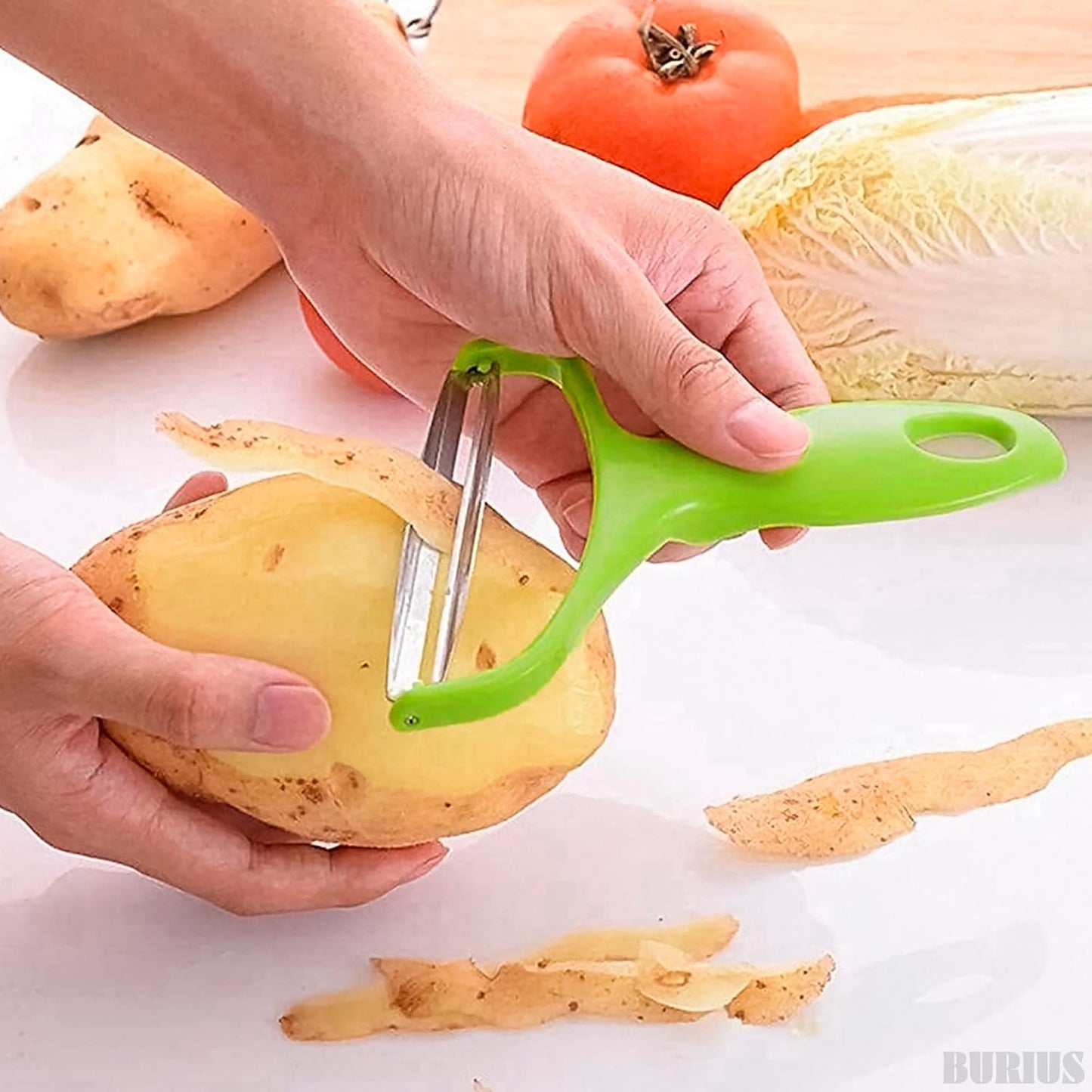 Green Kitchen Peeler Tools Veggie Shredder