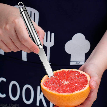 Stainless Steel Grapefruit Curved Knife