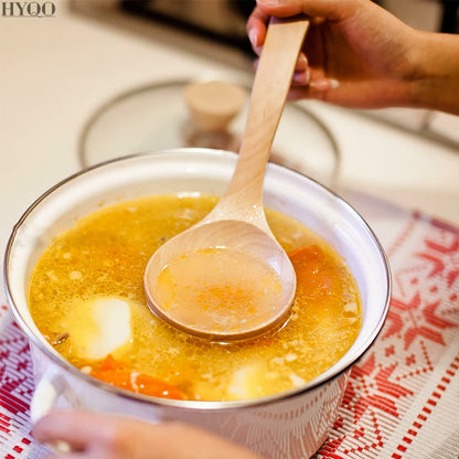 Soup Ladle Large Wooden Scoop