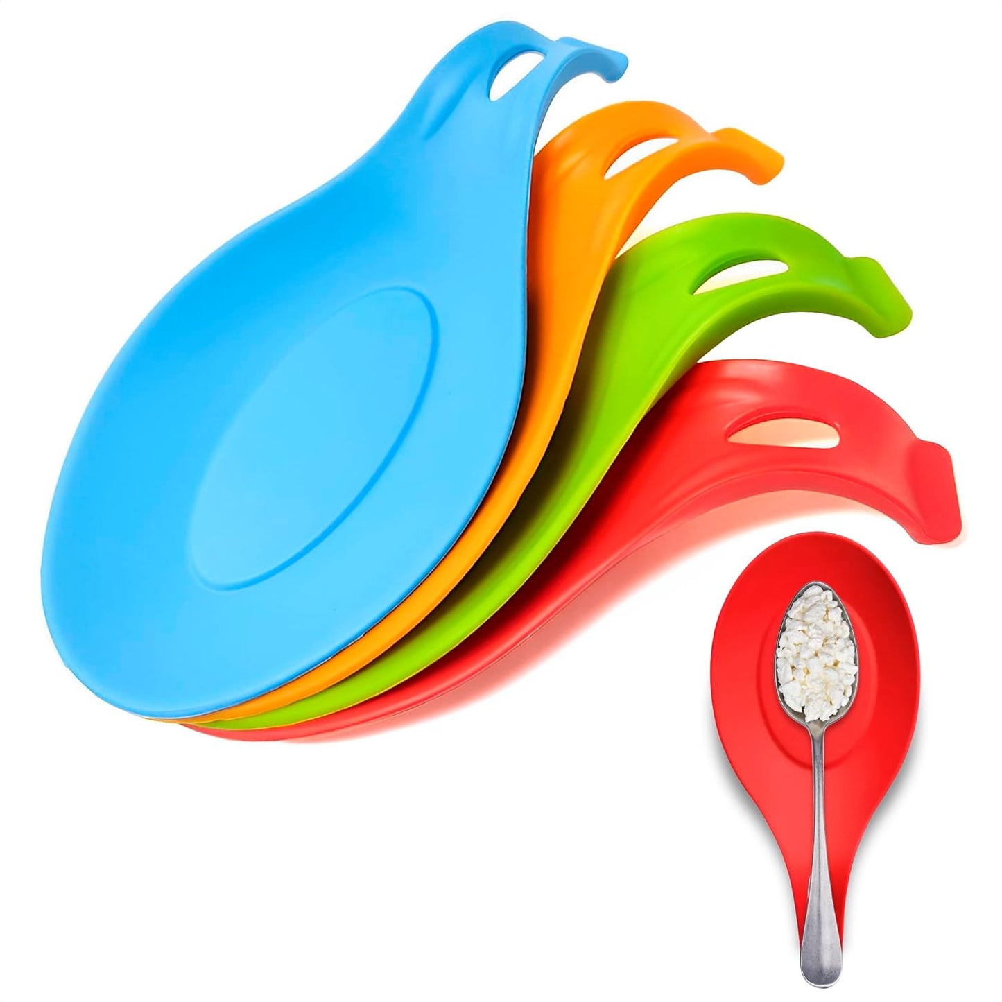 Top Silicone Spoon Rest for Kitchen Counter