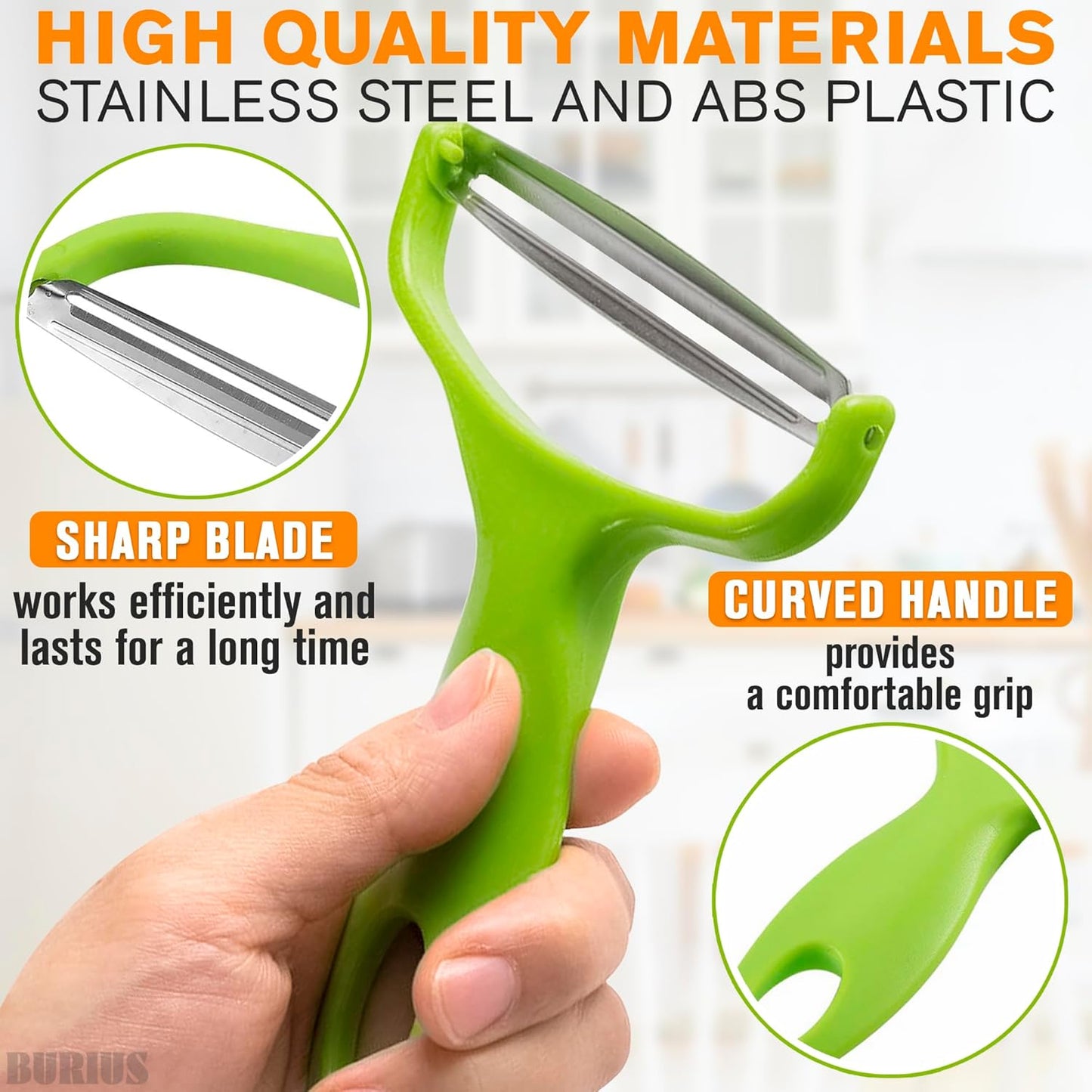 Green Kitchen Peeler Tools Veggie Shredder