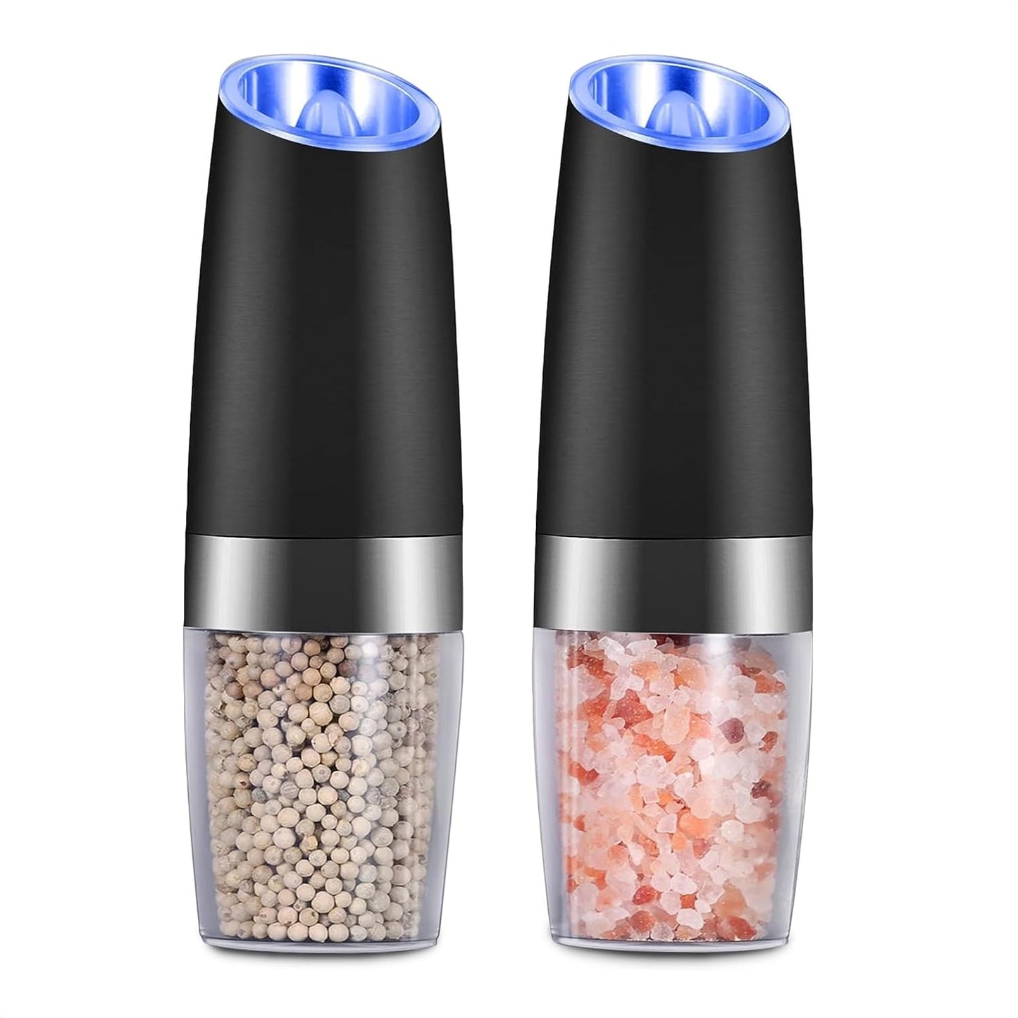 Electric Salt and Pepper Grinder Set