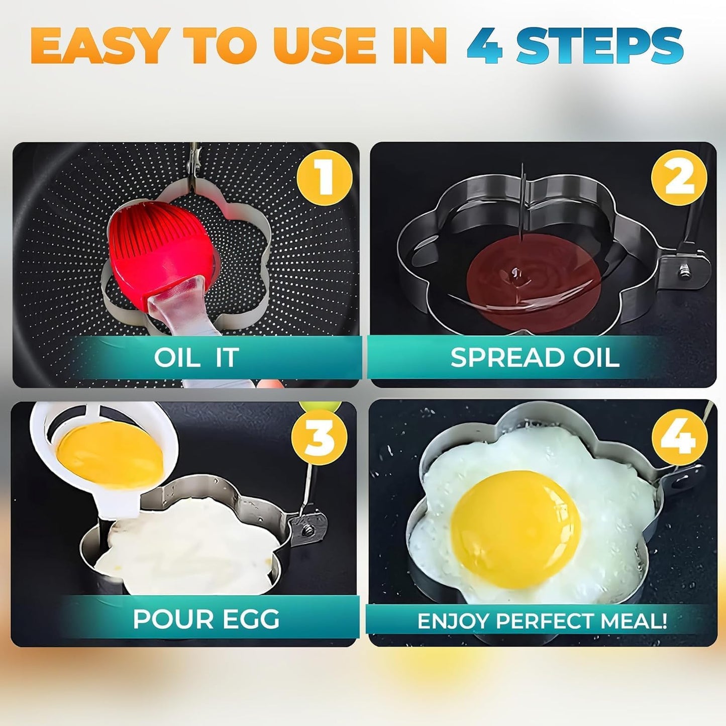 Egg Rings For Frying Eggs