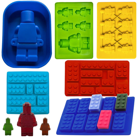 Silicone Molds for Chocolate Building Blocks