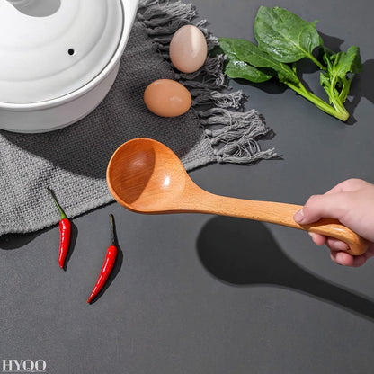 Soup Ladle Large Wooden Scoop