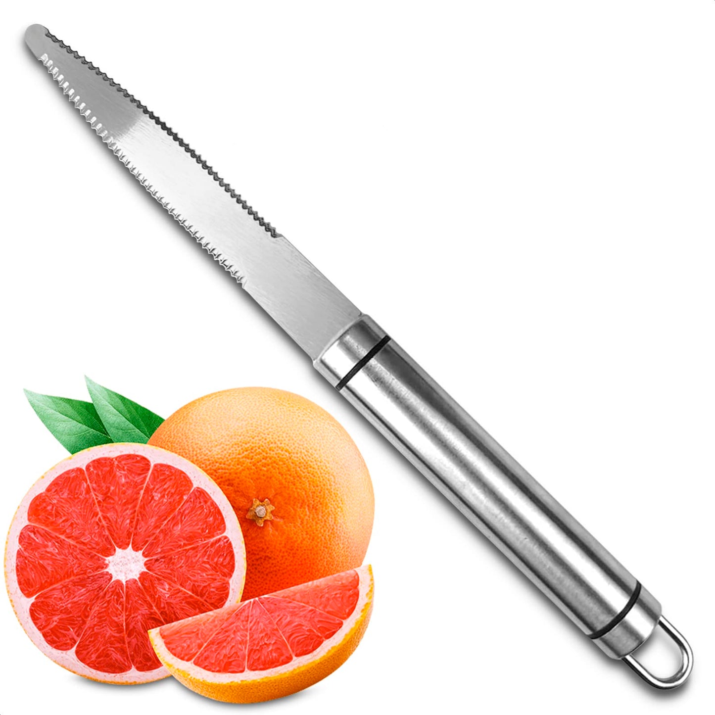 Stainless Steel Grapefruit Curved Knife