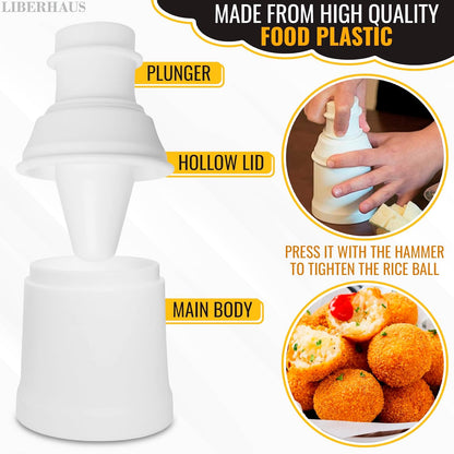 Round and Pointed Arancini Maker Molds