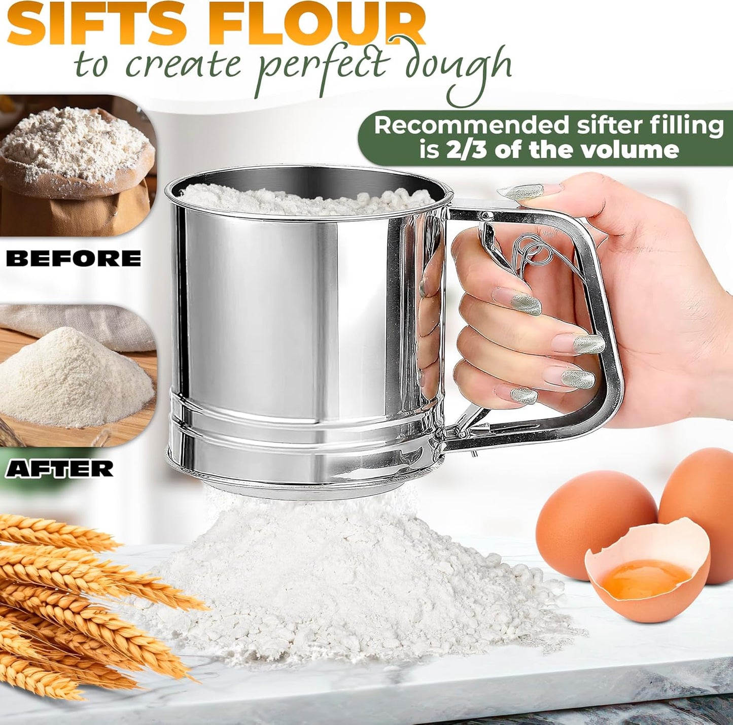 Flour Sifter for Baking