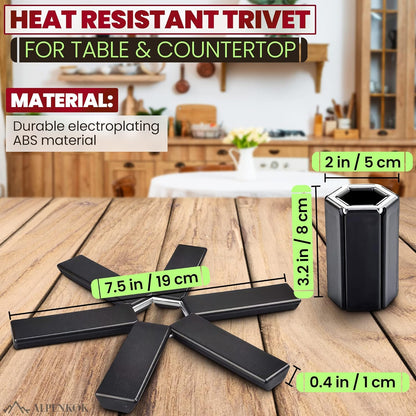 Foldable Trivets for Hot Dishes