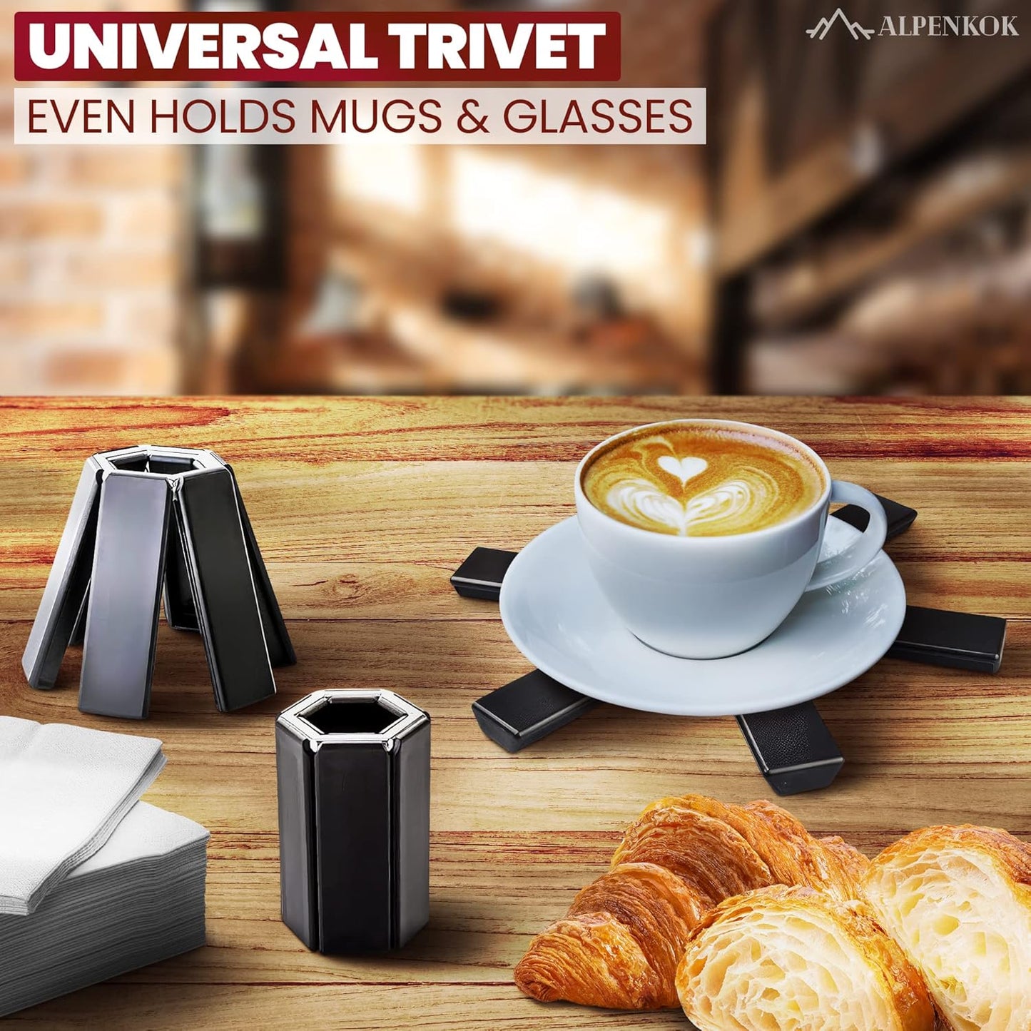 Foldable Trivets for Hot Dishes