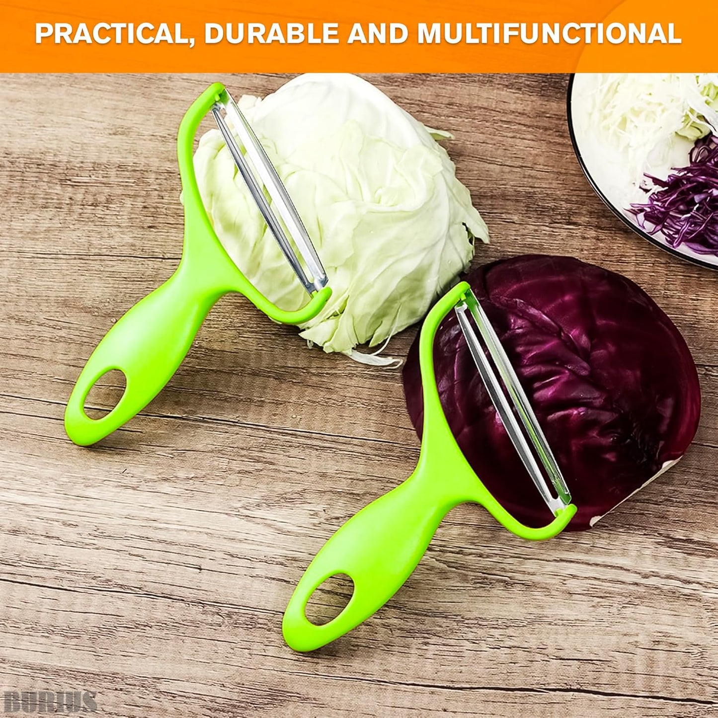 Green Kitchen Peeler Tools Veggie Shredder