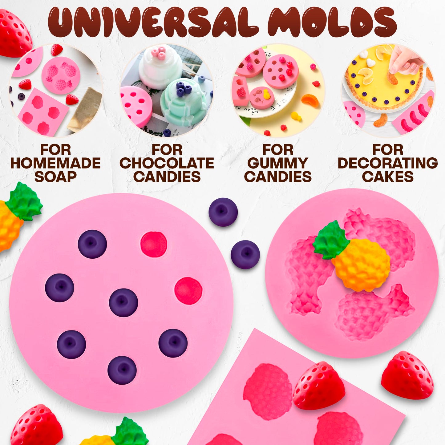 Fruit Snack Molds Silicone