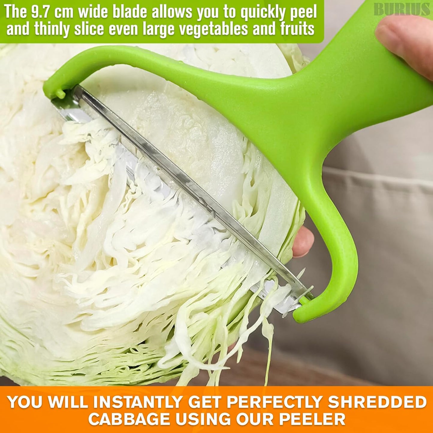 Green Kitchen Peeler Tools Veggie Shredder