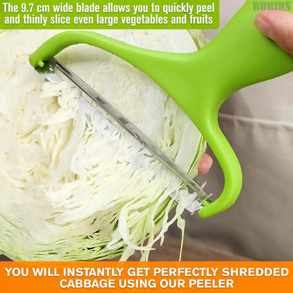 Green Kitchen Peeler Tools Veggie Shredder