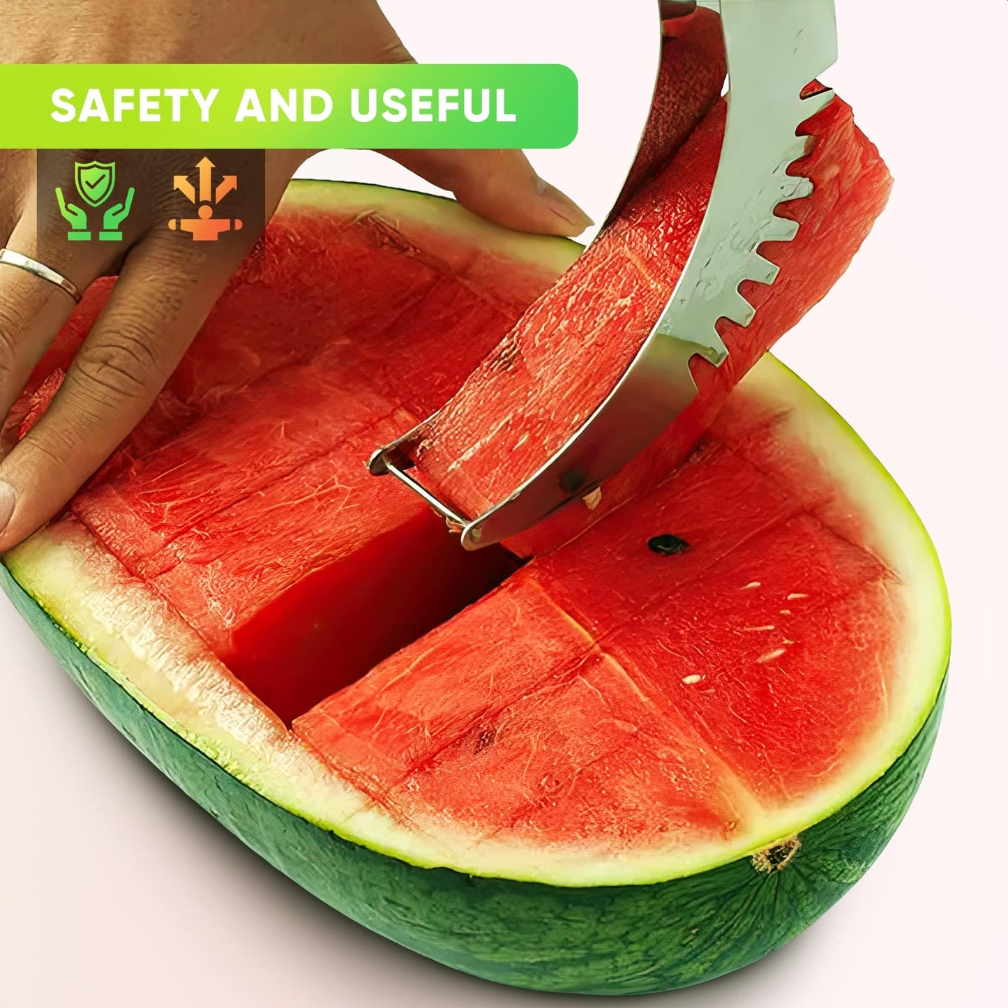 Stainless Watermelon Cutter Slicer Tool