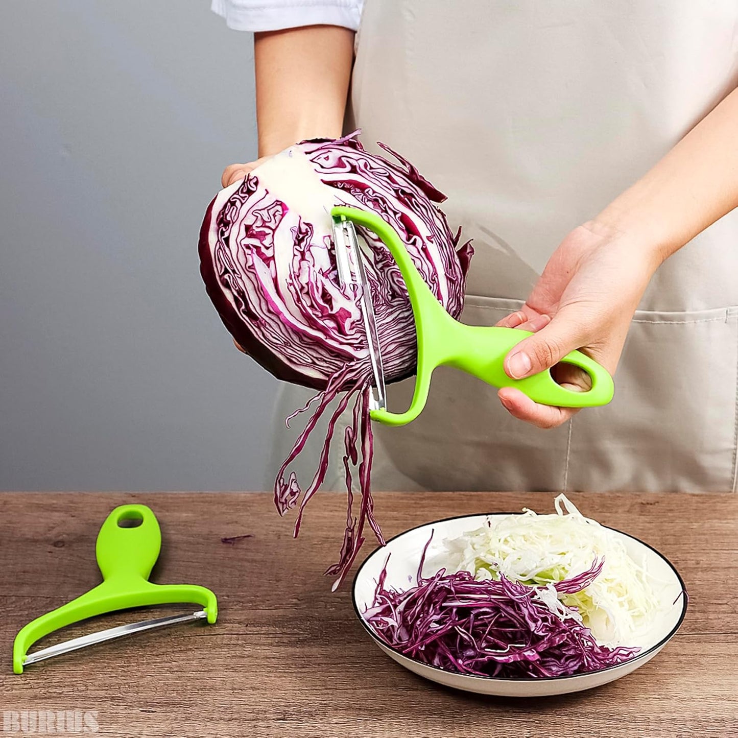 Green Kitchen Peeler Tools Veggie Shredder