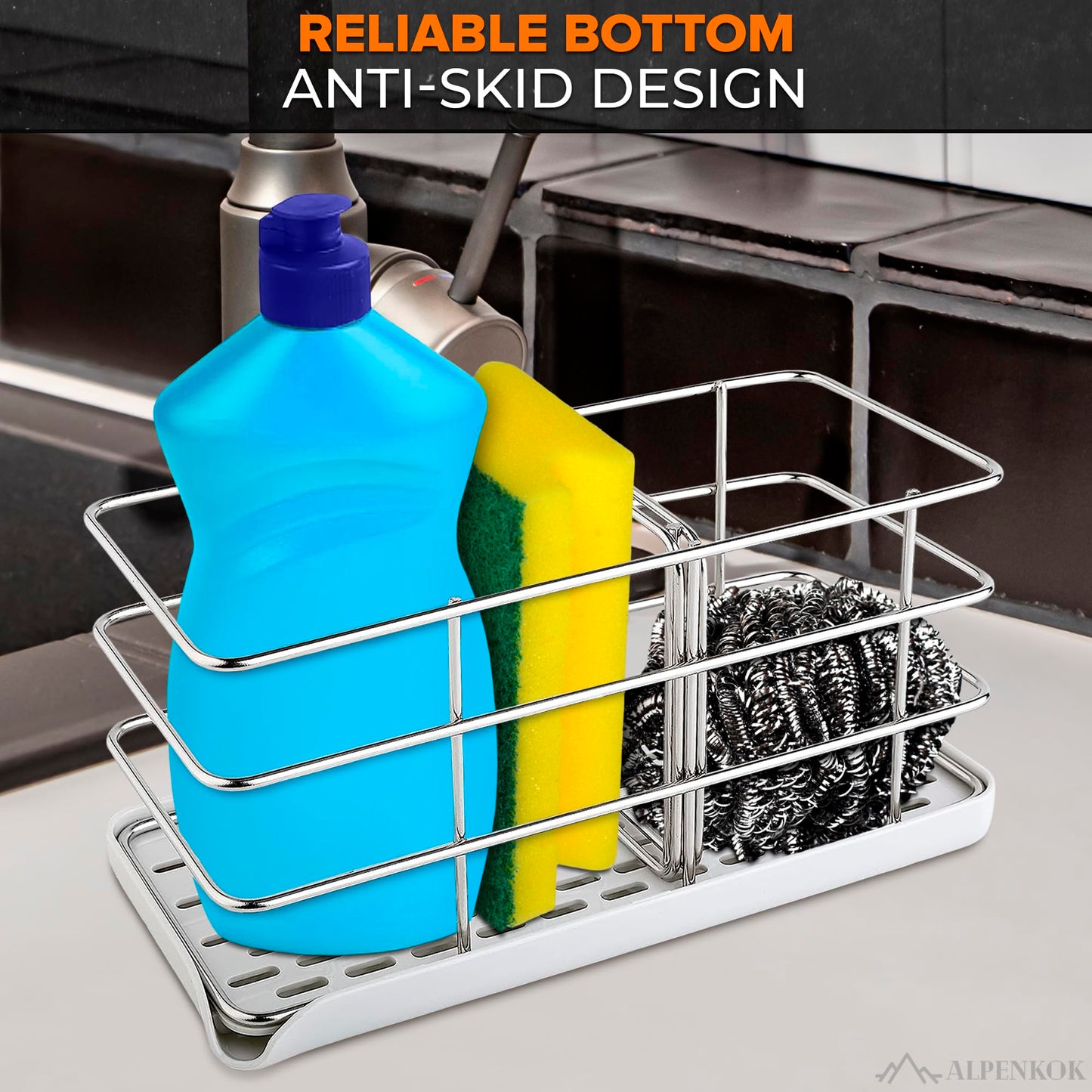 Kitchen Sponge Holder for Kitchen Sink