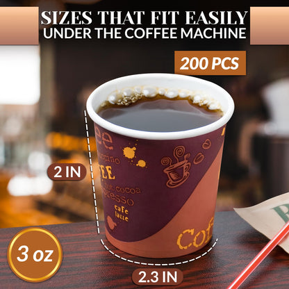 Disposable Espresso Cups for Hot Drinks