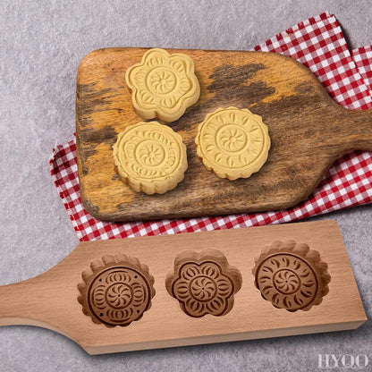 Wooden Cookie Molds for Baking