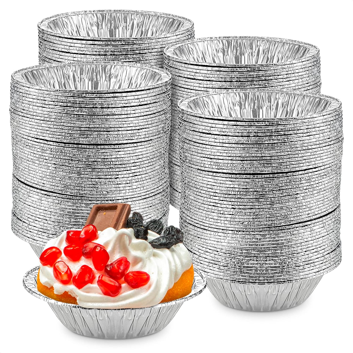 Aluminum foil mini pie tins