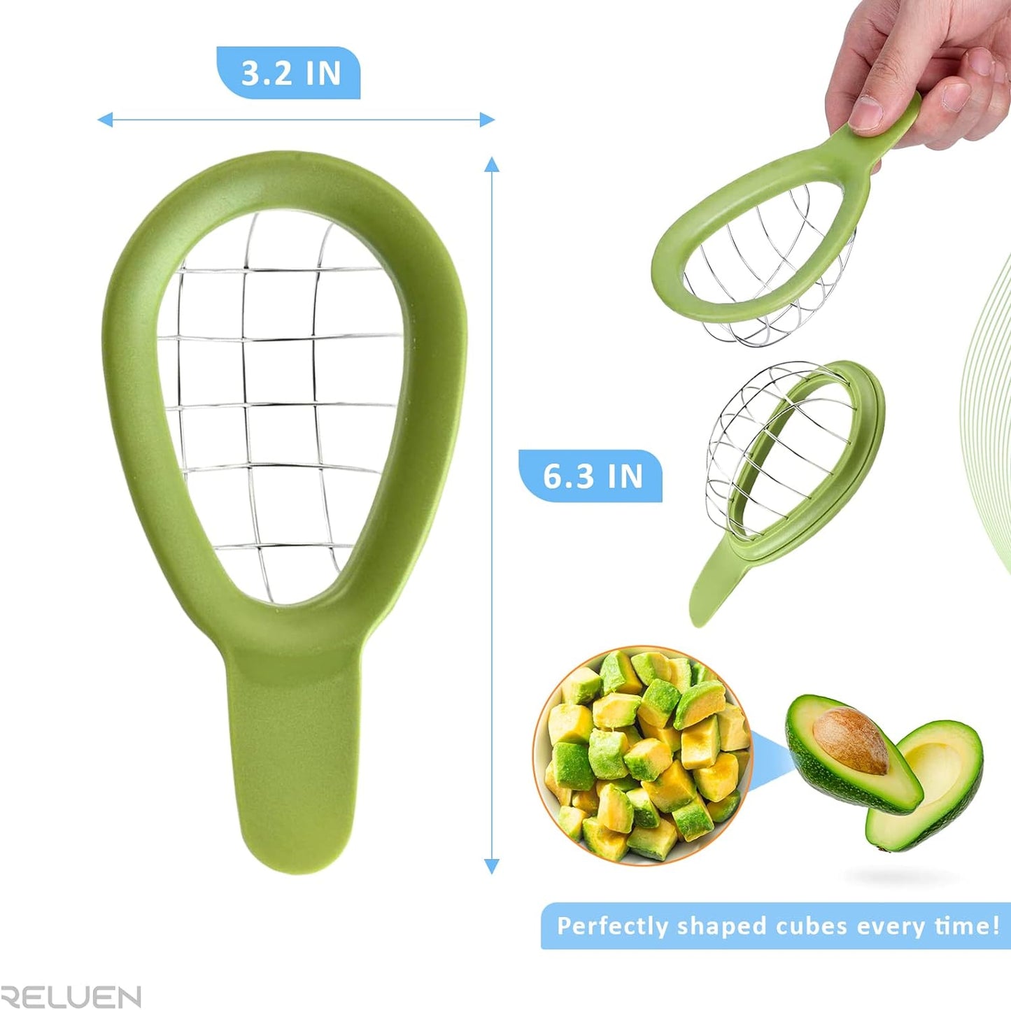 Avocado masher tool