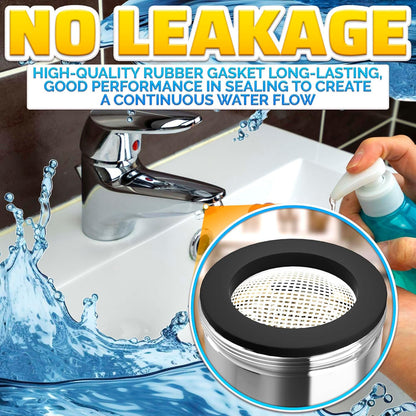 Bathroom sink faucet aerator