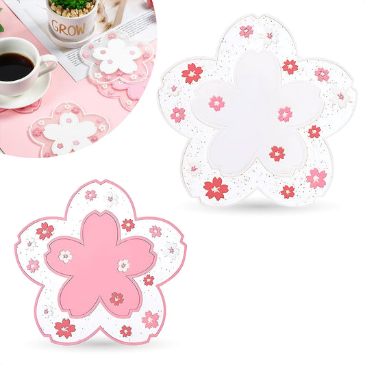 Cherry blossom coasters for coffee table