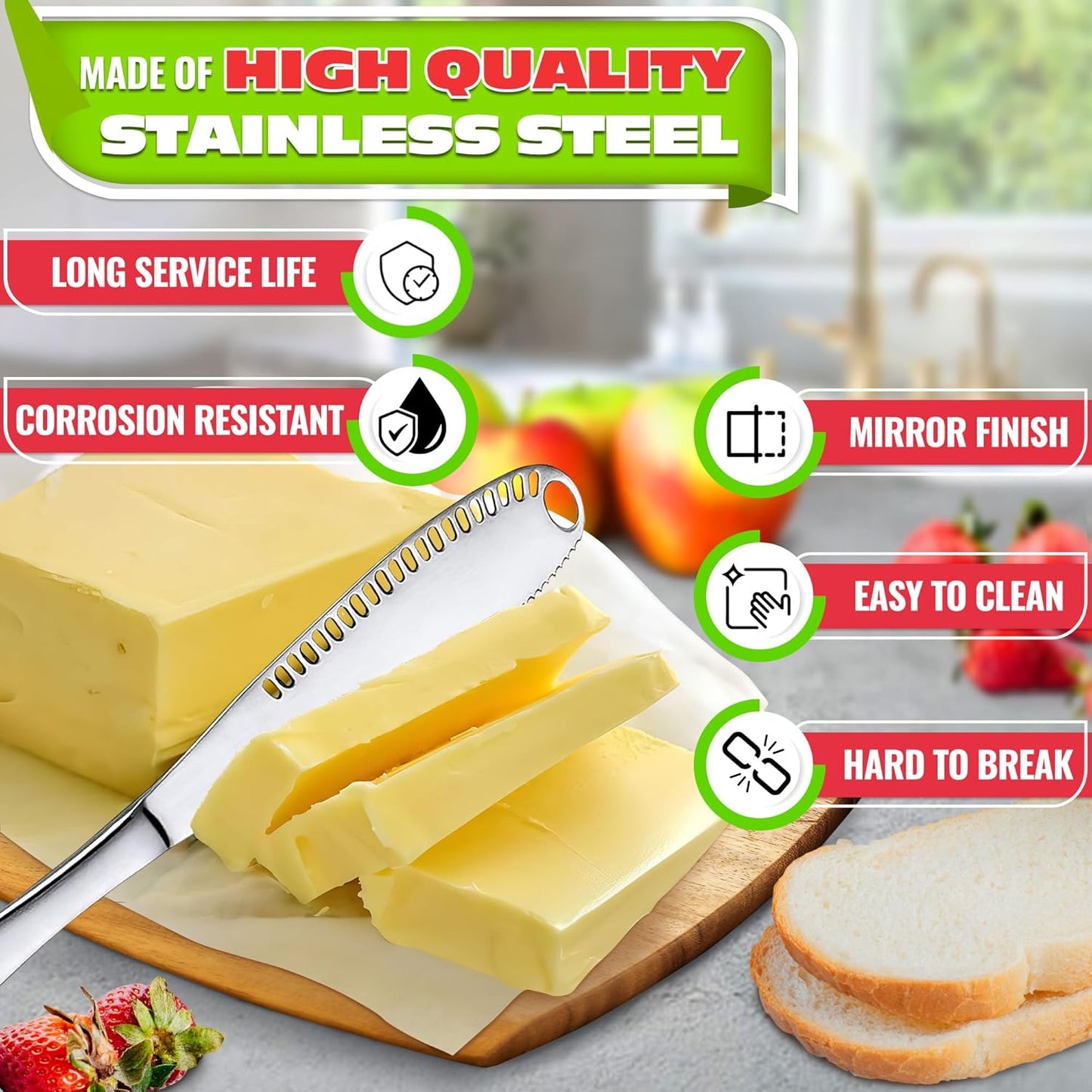 Multi function butter knife