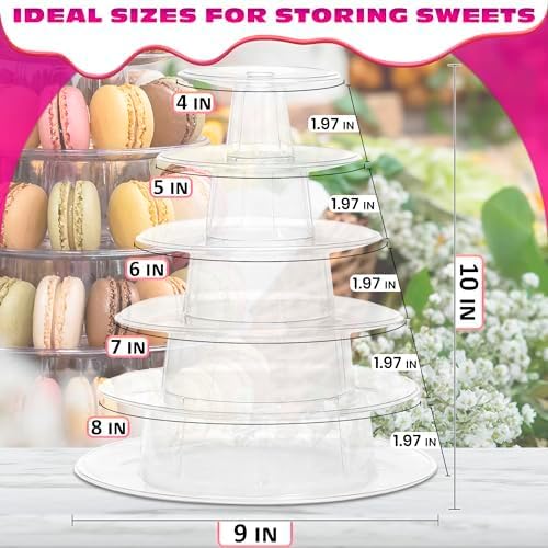 Reusable cake tower stand